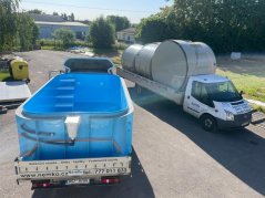 Plastový bazén 4 x 2,3m x výška 1,5m + vybavení