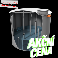 Retenční nádrž samonosná PJR-OS 6 m3